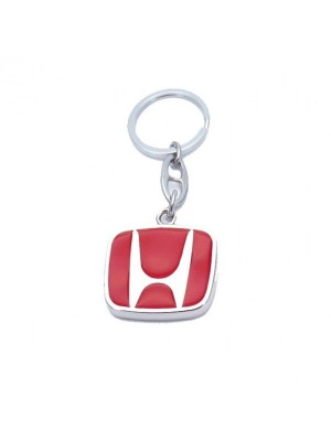Premium Honda Red Metal Key Chain